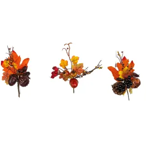 Autumn Assorted Fruit Pick 3 Styles