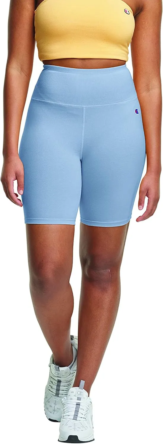 Champion Everyday Stretch, Womens Cotton Bike Shorts, 7" Inseam
