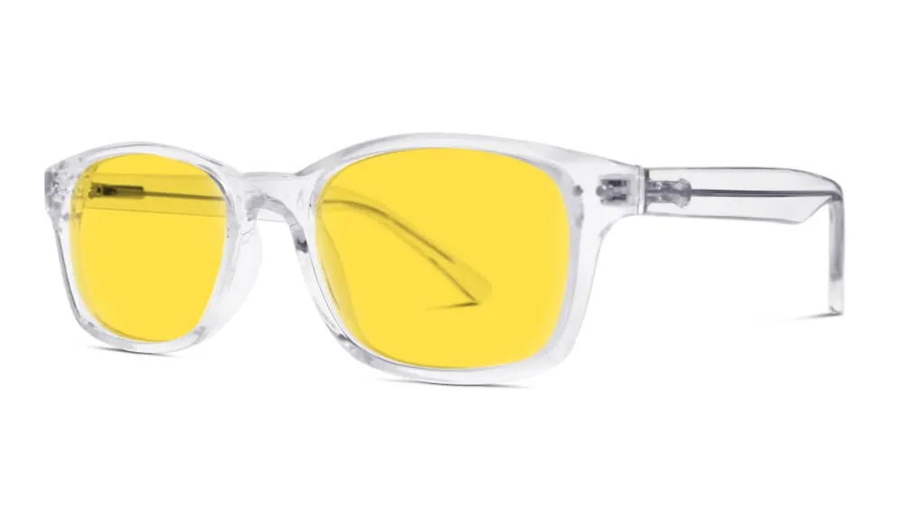 DayMax Wayfarer Glasses - Crystal - Prescription