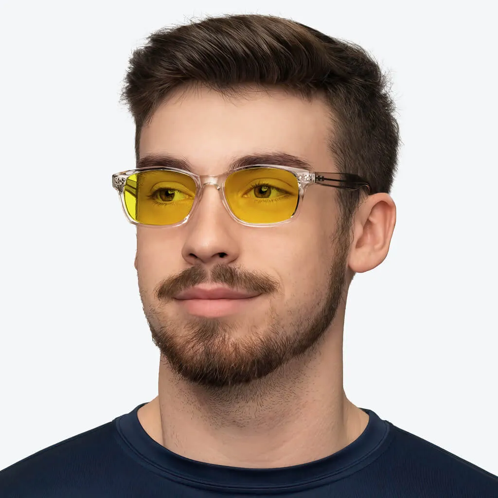 DayMax Wayfarer Glasses - Crystal - Prescription
