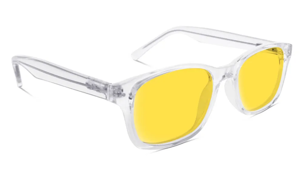 DayMax Wayfarer Glasses - Crystal - Prescription