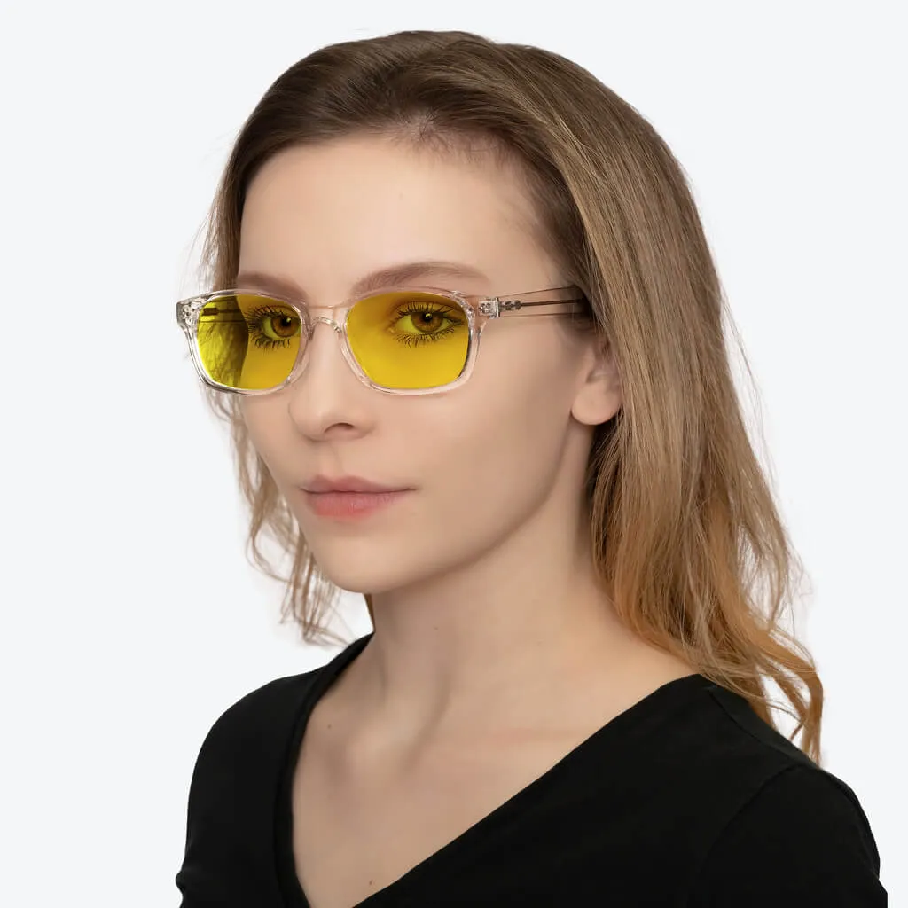 DayMax Wayfarer Glasses - Crystal - Prescription