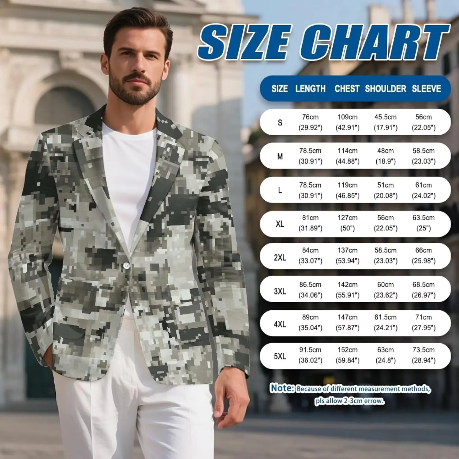 HUGS IDEA Mens Blazer Jacket for Buisness Work Slim Fit Sport Coat Suit Blazer for Party