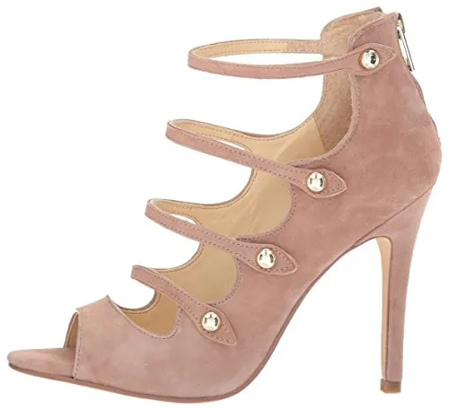 Ivanka Trump Women's Houston Heeled Sandal, Light Natural, 6.5 Medium US