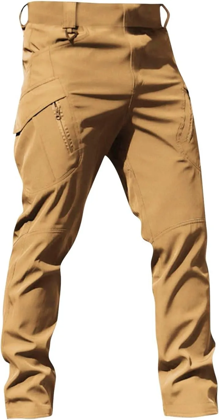 Tactical Pants for Men Stretch Ripstop Waterproof Utility Cargo Hiking Pants Breathable Work Pant Hunting with Pockets