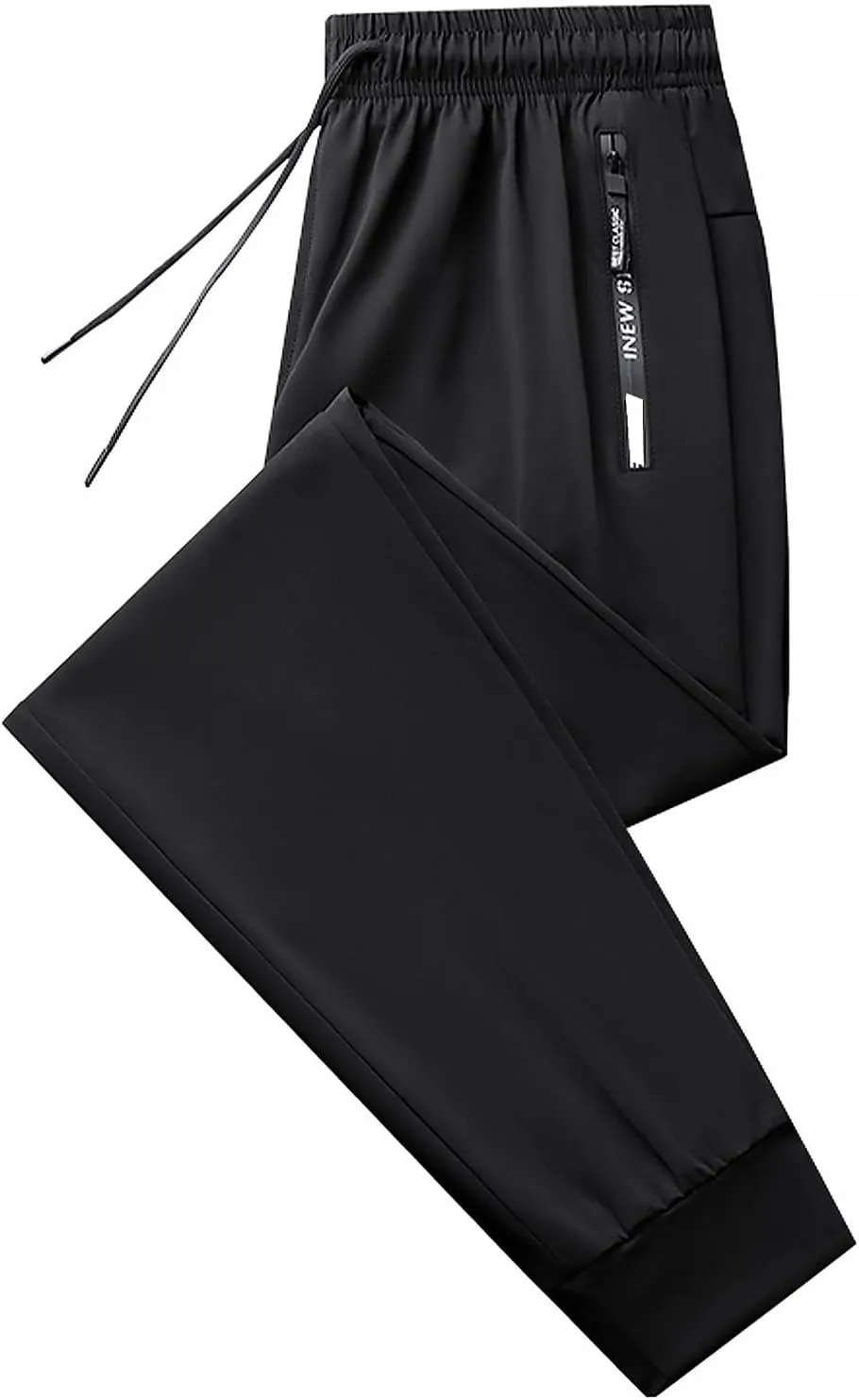 Ultra-Stretch Beeswan Pants for Women Breathable Quick-Dry Elastic Waist Trousers with Pockets for Casual & Active