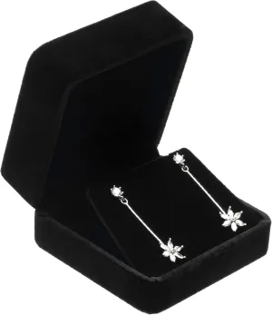 Velvet Earring Gift Boxes Jewelry Box (Black)