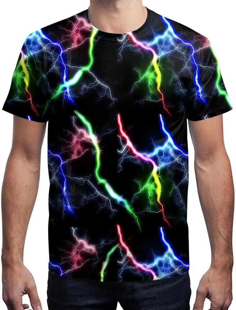 Yasswete Mens Womens Graphic T-Shirts Unisex 3D Printed Short Sleeve Shirts Tops